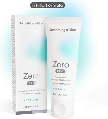 معجون أسنان سمث نايس زيرو برو - معجون أسنان نانو هيدروكسيباتيت 10% خالٍ من الفلورايد مع مصفوفة زيت بيوفيوز، إعادة التمعدن، تبييض وإصلاح المينا للأسنان الحساسة، للبالغين والأطفال، نعناع، ​​4oz in Kuwait