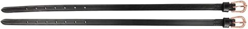 Hy Leather Diamante Spur Straps (Pack of 2) (One Size) (Black/Rose Gold) in Saudi Arabia