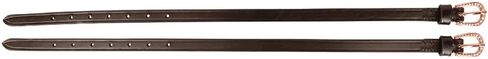 Hy Leather Diamante Spur Straps (Pack of 2) (One Size) (Black/Rose Gold) in Saudi Arabia