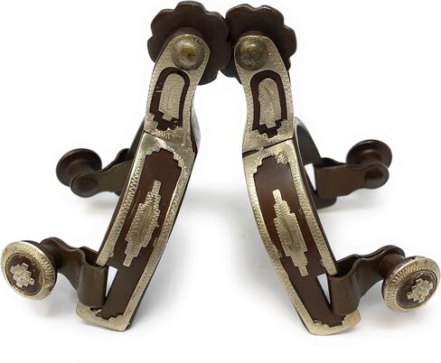 AJ Tack Baby Southwest Show Spurs & Spur Straps Set in Saudi Arabia