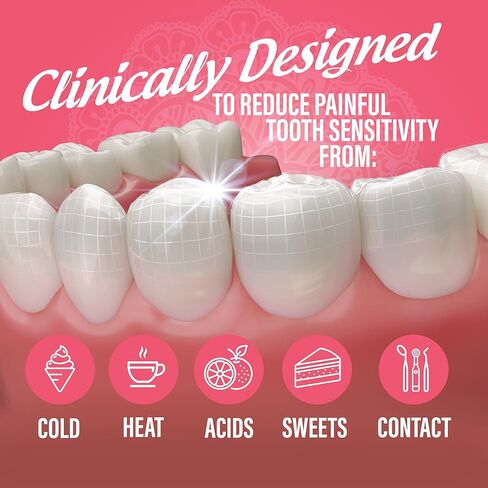 معجون أسنان جوروناندا الحساس - 5% نترات البوتاسيوم لتخفيف حساسية الأسنان، نانو هيدروكسيباتيت والكركم الأبيض للثة السعيدة، خالي من الفلورايد، نعناع القرنفل الطبيعي، 4.2 أونصة in Kuwait