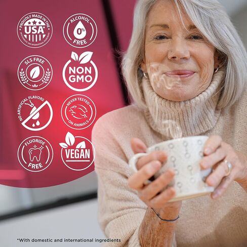 معجون أسنان جوروناندا الحساس - 5% نترات البوتاسيوم لتخفيف حساسية الأسنان، نانو هيدروكسيباتيت والكركم الأبيض للثة السعيدة، خالي من الفلورايد، نعناع القرنفل الطبيعي، 4.2 أونصة in Kuwait