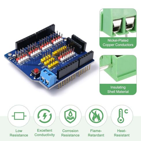 موصلات كتلة طرفية من MECCANIXITY PCB، 10 قطع 2 دبوس 7.62 مم/0.3 بوصة موصل كتلة طرفية لتركيب PCB (يمكن تقسيمها) 300 فولت 10 أمبير للمشروعات الإلكترونية DIY (أخضر، 16 × 19 × 10 مم) in Saudi Arabia