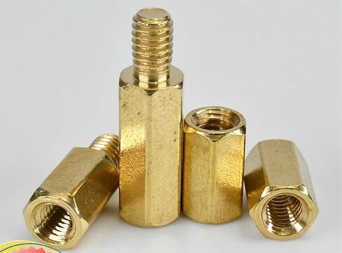 M2 M2.5 M3 M4 M5 سداسي المواجهة النحاس فاصل مسدس الوقوف لوحة PCB اللوحة الأم عمود رف مسمار النحاس عمود الجوز الترباس المسمار (ذكر أنثى، L 18MM_M2.5 20PCS) in Saudi Arabia