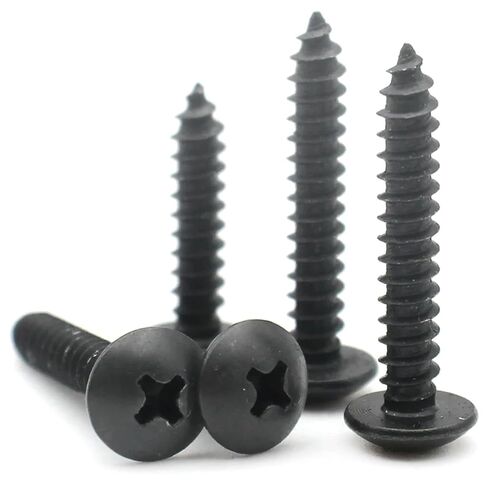 304 Stainless Steel M3 M3.5 6/8/10/12-40MM Cross Recessed Large Round Mushroom Head Wood Screw 25Pcs(40mm,M3 x25pcs) in Saudi Arabia