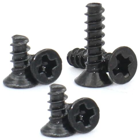 Black Carbon Steel M1 M1.2 M1.4 3/3.5/4-8mm Mini Cross Recessed Countersunk Head Screw 200/500Pcs(5mm,M1.4 (200PCS)) in Saudi Arabia
