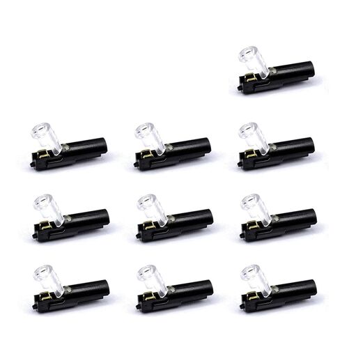 Universal Compact Wiring Splicing Conector 10/30/50pcs Wire Connect Terminal Connector, 1-pin Bidirectional Cable Buckle Connector DC Lock Cover Suitable L+E+D(30 PCS) in Saudi Arabia