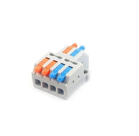 Universal Compact Wiring Splicing Conector 10PCS 3 in 9 Out Connector Wiring Terminal Quick P+C+T Lamp Wire Connector Parallel Wire Junction Box One in Multiple Out Splitter(D3-9) in Saudi Arabia