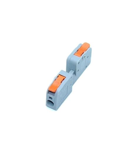 Universal Compact Wiring Splicing Conector 5/10PCS Wire Connector Universal Compact Splitter Lamp Wiring Cable Connector Docking Plugin Quick Conductor Terminal Block(232-2P,5PCS) in Saudi Arabia