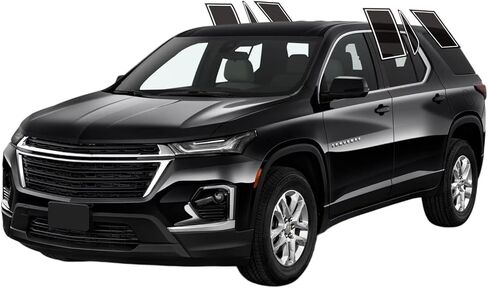 AUTOTEK Precut Windows tint film All Sides cars sun blocking protection privacy anti shatter glass 2 Ply film Any Tint Shade kit for Chevrolet Traverse 2018-2023 in Saudi Arabia