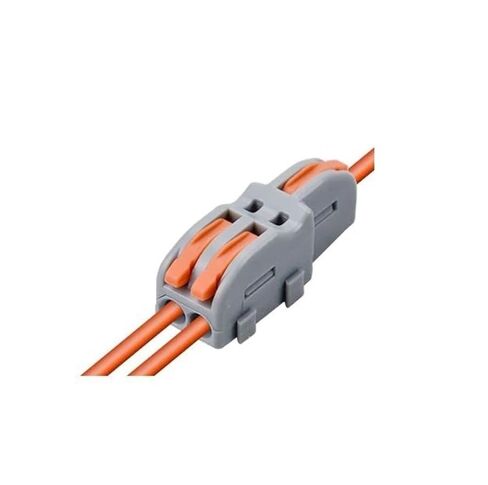 Universal Compact Wiring Splicing Conector 10/50PCS Quick Splicing Multiplex Butt Wire Connector Cable Push-in Splice Terminal Block for Home Terminal Block 28-12AWG(T11A,50PCS) in Saudi Arabia