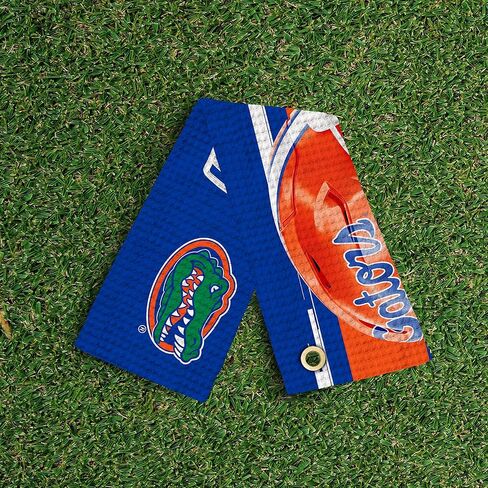 منشفة الجولف Northwest NCAA Florida Gators، نسيج وافل من الألياف الدقيقة مرخص رسميًا، ماص مقاس 16 × 25 بوصة، ملحق تنظيف النادي، تصميم مضيء in Saudi Arabia