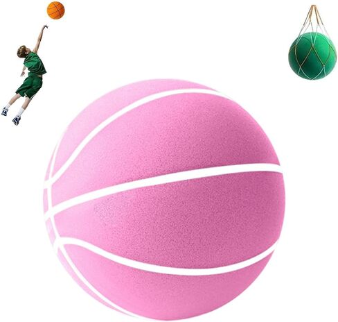 Silent Basketball Size 3/4/5/6/7, Hush Handle Foam Training Ball, Wear-Resistant & Slip-Resistant, Rapid Rebound Without Deformation, for Various Indoor Activities in Saudi Arabia