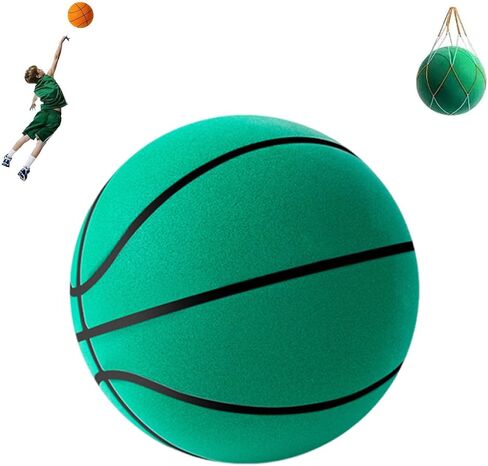 Silent Basketball Size 3/4/5/6/7, Hush Handle Foam Training Ball, Wear-Resistant & Slip-Resistant, Rapid Rebound Without Deformation, for Various Indoor Activities in Saudi Arabia