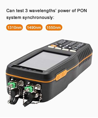 SHYSKY TM70B-OV1 PON Optical Power Meter with 1mw VFL and Optical Power Meter for EPON GPON xPON OLT-ONU 1310/1490/1550nm, 3 in 1 PON Tester for PON Network Construction and Maintenance in Kuwait