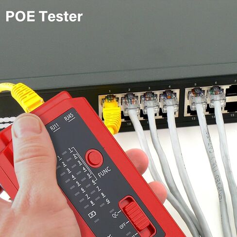 جهاز اختبار كابل الشبكة RJ45 RJ11، جهاز اختبار استمرارية LAN & TEL، جهاز اختبار كابل إيثرنت للهاتف، إيثرنت، جهاز اختبار PoE، جهاز تتبع الأسلاك، جهاز اختبار الألياف in Kuwait