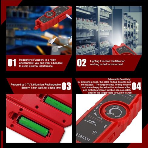 جهاز اختبار كابل الشبكة RJ45 RJ11، جهاز اختبار استمرارية LAN & TEL، جهاز اختبار كابل إيثرنت للهاتف، إيثرنت، جهاز اختبار PoE، جهاز تتبع الأسلاك، جهاز اختبار الألياف in Kuwait