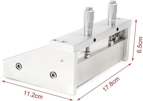 أداة طلاء قضيب الفيلم القابلة للتعديل، جهاز تحضير الفيلم الرطب بالميكرومتر، الدقة 150 مم، جهاز تحضير الفيلم الرطب لتحضير الفولاذ in Kuwait