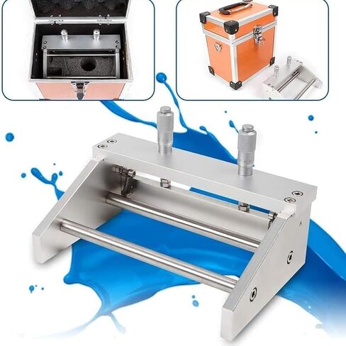 أداة طلاء قضيب الفيلم القابلة للتعديل، جهاز تحضير الفيلم الرطب بالميكرومتر، الدقة 150 مم، جهاز تحضير الفيلم الرطب لتحضير الفولاذ in Kuwait