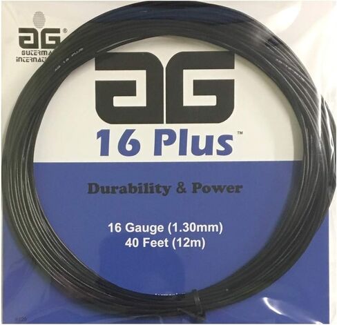 مجموعة خيوط التنس AG 16 Plus - أسود in Saudi Arabia