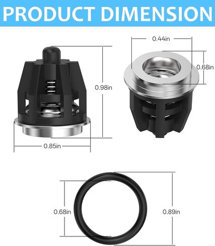 6PCS Pressure Washer Check Valve Kit Compatible with Mi-T-M 700009 & Inter Pump 47, 49, 50, 51 Series | Replacement Part 758-543, 36.7032.01 | Durable High-Performance Repair Kit in Saudi Arabia