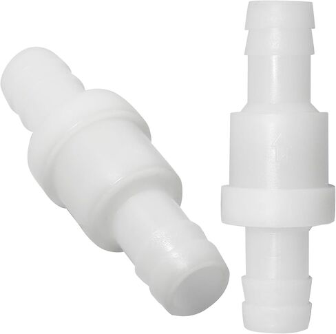 Bonsicoky 4 Pack 1/2"(12mm) Barb Hose One Way Inline Check Valve - Non-Return Plastic Check Valve for Fuel Oil, Water, and Air in Saudi Arabia