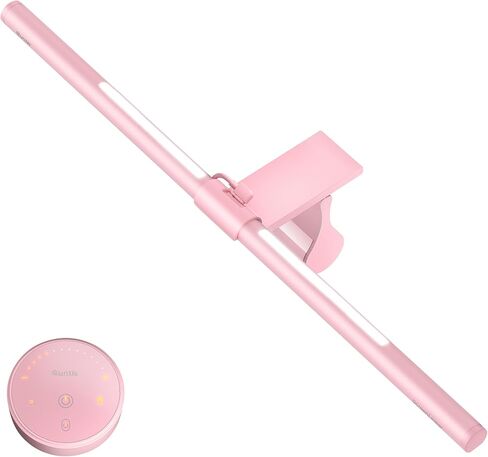 Quntis Monitor Light Bar مع جهاز التحكم عن بُعد ، لا تهج في العين ، مصباح مكتب المكتب المنزلي المنزلي (أبيض) ، تعتيم بدون خطوة ، سهلة الإعداد الإضاءة الخلفية لضوء الكمبيوتر لشاشات الألعاب المنحنية in Kuwait