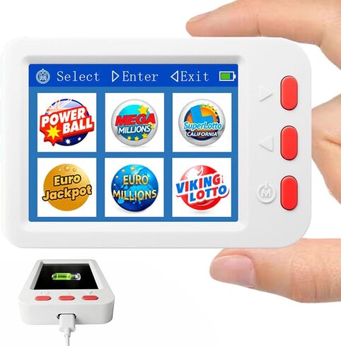 AI Lottery Number Picker ، USB آلة كرة يانصيب أوتوماتيكية قابلة لإعادة الشحن ، مولد رقم عشوائي لمستشعر الجيروسكوب ، لعبة اليانصيب للبالغين in Kuwait