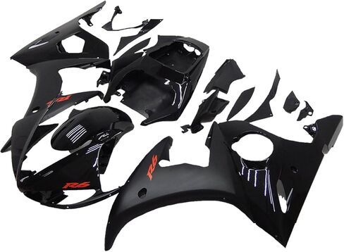 NT FAIRING Glossy Black Injection Mold Fairing Fit for Yamaha YZF 2003-2005 R6 & 2006-2009 R6S New Painted Kit ABS Plastic Motorcycle Bodywork Aftermarket in Saudi Arabia