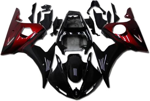 NT FAIRING Glossy Black Injection Mold Fairing Fit for Yamaha YZF 2003-2005 R6 & 2006-2009 R6S New Painted Kit ABS Plastic Motorcycle Bodywork Aftermarket in Saudi Arabia