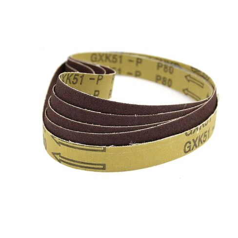 Carbide Sanding Belts, 5pcs 520 * 20mm Abrasive Sanding Belts P60 - P320 for Portable Belt Grinder(240#) in Saudi Arabia
