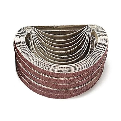 Carbide Sanding Belts, 10pcs 13 * 457mm Sanding Belts Sandpaper Abrasive Band Sander Belt Tool Polishing(80#) in Saudi Arabia