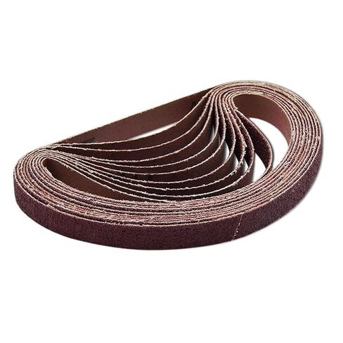 Carbide Sanding Belts, Sanding Belts 10pcs 762x25mm 36#-1200# Aluminum Oxide Abrasive Polishing Belt Machine(40#) in Saudi Arabia