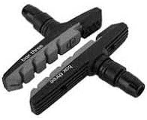 Box Three 70 Millimeters BMX Brake Pads Matte Black w/Pad Printing Body, Dual Compound Rubber Pad & Pivoting Posts | Grey in Saudi Arabia