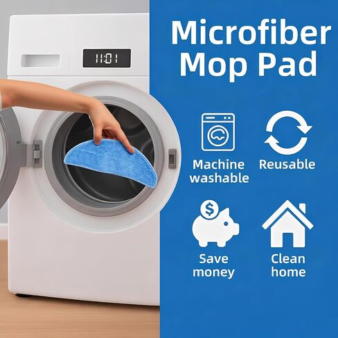 20-Piece Accessories Kit Compatible with Tikom G8000 Max / L8000 Pro (2025 New Vision) / L8000 Plus Robot Vacuum Replacement Parts, Includes 2 Main Brushes, 6 Side Brushes, 6 HEPA Filters, 6 Mop Pads in Kuwait