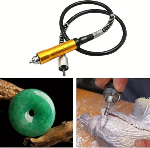 1PCS Flexible Shaft Rotary Tool Attachment with 0.3-6.5mm Chuck Handheld Electric Drills in Saudi Arabia