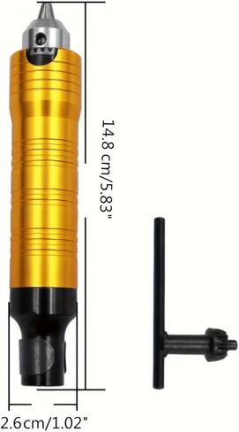 1PCS Flexible Shaft Rotary Tool Attachment with 0.3-6.5mm Chuck Handheld Electric Drills in Saudi Arabia