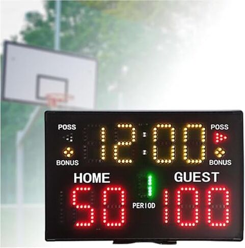 Portable LED Digital Scoreboard with 11 Digits, Remote Control and Buzzer for Basketball, Football, Volleyball in Saudi Arabia
