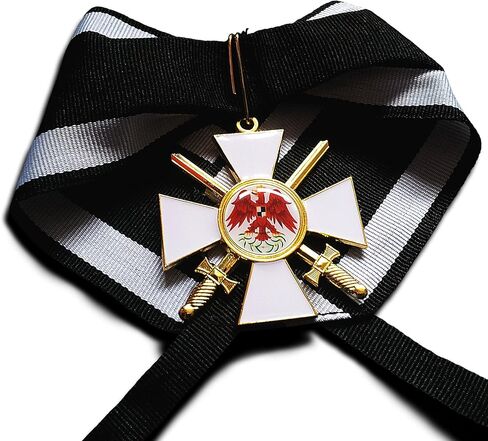 Order of The Red Eagle 2nd Class with WW1 German Medal Military Repro in Saudi Arabia