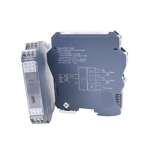 1pcs 18-32VDC Power 1-5v Analog Signal conditioners programmable Signal Isolator(0-10V in and Out_2 in 2 Out) in Saudi Arabia