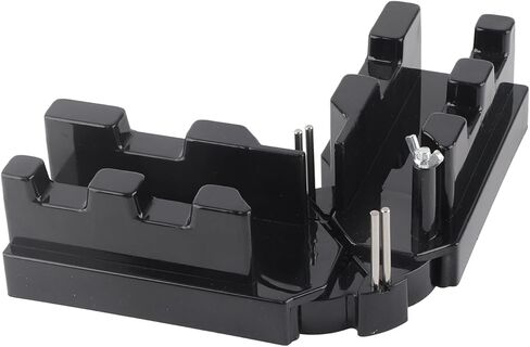 Miter Angles Cutting Tool Precision Machined ABS Black Measuring Template Instrument for Skirts, Plumbing, Home Remodeling in Saudi Arabia