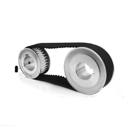 HTD 8M-AF 38Teeth Timing Pulley Synchronus Round Bore Keyway 8-30mm Width 15mm 1Pcs(Bore 20mm) in Kuwait