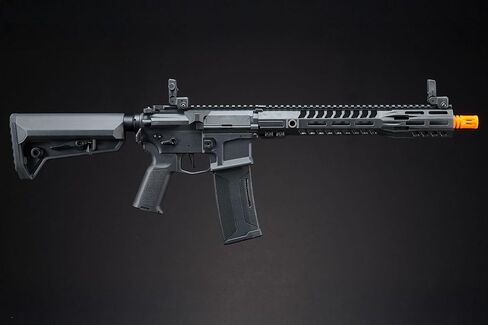 Lancer التكتيكية Gen 3 SLR SD AEG 13 بوصة بندقية Airsoft يمكن التحكم بها يسارًا/يمينًا مع واقي يد SLR مرخص (يشمل البطارية والشاحن) in Kuwait