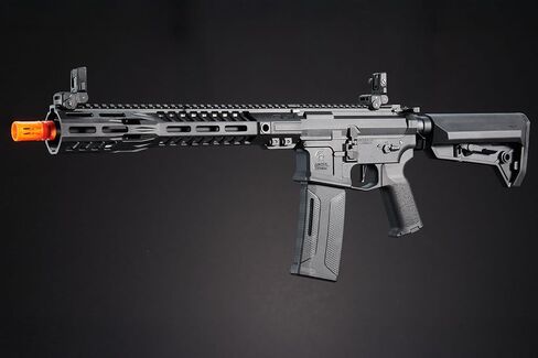 Lancer التكتيكية Gen 3 SLR SD AEG 13 بوصة بندقية Airsoft يمكن التحكم بها يسارًا/يمينًا مع واقي يد SLR مرخص (يشمل البطارية والشاحن) in Kuwait