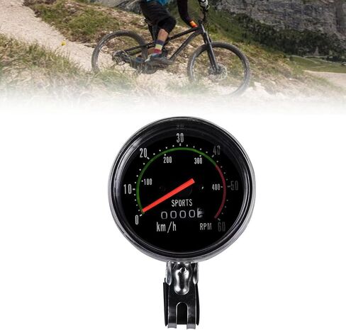 Alomejor Accurate Cycle Mechanical Odometer Exquisite Round Appearance Design for Enhancing Cyclist Appearance Suitable for 26 28 29 27.5 Inch Cycle Premium Construction in Saudi Arabia
