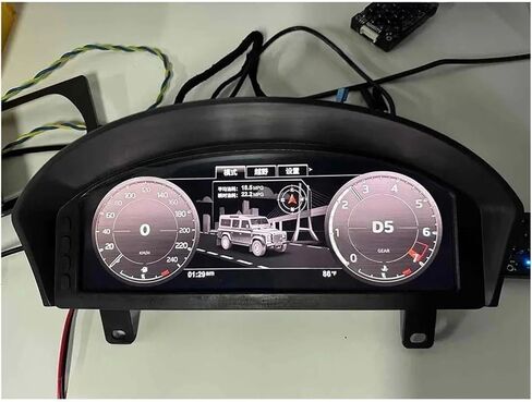 12.3-inch LCD Odometer Compatible For Land Rover Defender Interior Retrofit Kit Digital Dashboard Linux System in Saudi Arabia