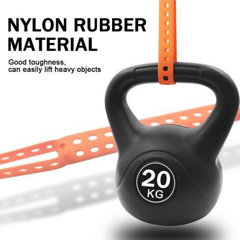 Utility Straps Pro (عبوتان) - أشرطة آمنة شديدة التحمل بوزن 40 رطل للدراجات والزلاجات ومعدات الدراجات النارية والأدوات والمزيد - مقاومة للتجميد، برتقالي آمن (20 بوصة (50 سم)) in Kuwait
