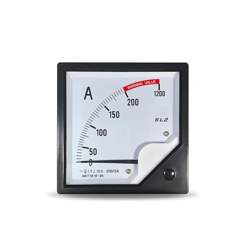 6L2 Overload Ammeter 20/30/50/75/100/150-1500-5A 120/180/300/450/600/900-9000A Pointer with Cache Meter 80 * 80mm 1Pcs(150-5A 900A) in Saudi Arabia