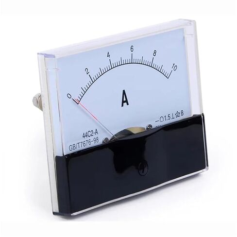 44C2 DC Ammeter Analog Panel Pointer 1A 3A 5A 10A 15A 20A 30A 50A 75A 100A 150A 300A 450A 500A Amperemeter 1Pcs(150A 75mV) in Saudi Arabia
