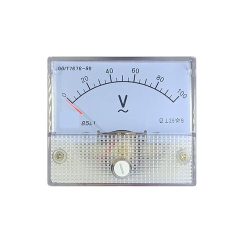 85L1-v AC Voltmeter 450V-750V 450V/AC 500V/AC 600V/AC 750V Pointer 56 * 64mm 380V 220V Installat(AC 750V) in Saudi Arabia